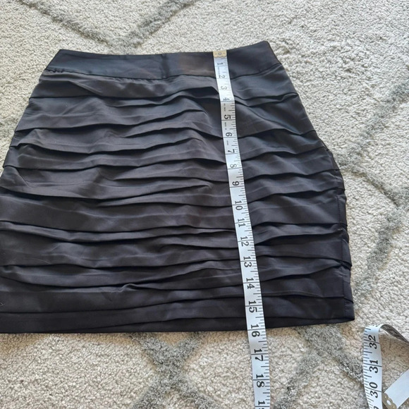 Express skirts silky satin black and black and white stripe pencil skirt 00 - Picture 9 of 9